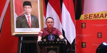 Kakanwil Kemenkumham Sulsel Ikuti Penutupan Rakor Pengendalian Kinerja