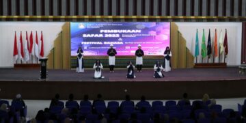 Pembukaan Semarak Festival Bahasa Oleh Program Studi Bahasa dan Sastra Arab (BSA) IAIN Parepare di Auditorium. Kamis, 17/11/2022 (Malam).