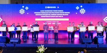 Menkumham Ganjar Kanwil Sulsel Tiga Penghargaan Kekayaan Intelektual