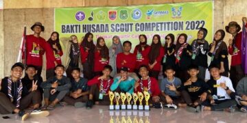 Ponpes Al-Wahid Pape Borong Piala Ajang Bakti Husada Scout Competition 2022