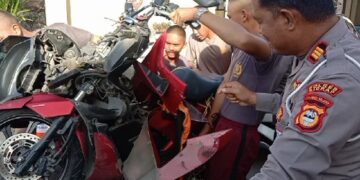 Dua Mobil dan Satu Motor Terlibat Kecelakaan di Sidrap, Dua Mahasiswa Luka
