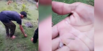 Warga Heboh, Hujan Es Batu di Labalakang Pinrang