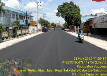 Progres Ruas Takkalalla – Cabbenge – Salaonro Hampir Capai Persen, Andi Sudirman Berharap Geliatkan Ekonomi Wilayah
