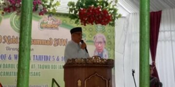Ponpes Darul Qur’an At-Taqwa DDI Jampue Pinrang Gelar Maulid Hadirkan Ketum PB DDI