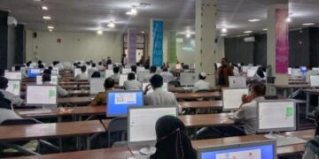 Sesi Pertama Ujian CAT Calon PPK di Sidrap Diikuti 94 Peserta, 6 Orang Absen