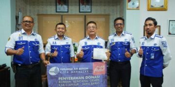 Perumda Air Minum Makassar Kumpulkan Dana Puluhan Juta untuk Korban Gempa Cianjur