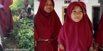 Viral Video Tik Tok Kisah Enam  Siswi SD Belikan Makanan untuk Kakek di Pinggir Jalan