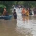 Salah satu area banjir di Kecamatan Suppa Kabupaten Pinrang.