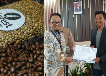 Terima Sertifikat Kemenperin, Cahyadin Terus Berinovasi Mengenalkan Kopi Pinrang