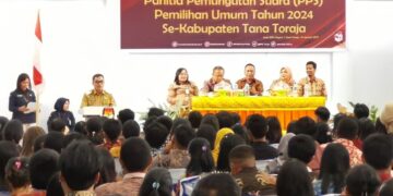 447 PPS se-Kabupaten Tana Toraja Dilantik untuk Pemilu 2024