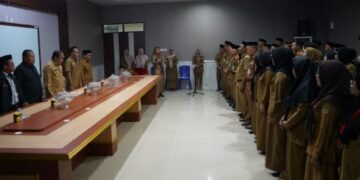 Lantik 43 Kepala Sekolah, Dollah Mando Minta Kepsek Bekerja Keras
