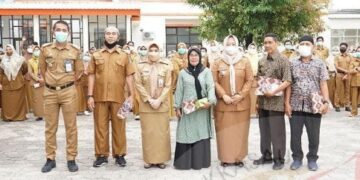 Momen Apel Pagi, Direktur RSUD Andi Makkasau Beri Apresiasi ASN Purna Bakti