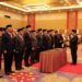 10 pejabat eselon II telah dilantik secara resmi pada jabatan baru masing-masing di Hotel Claro Makassar pada Senin (2/1/2023).