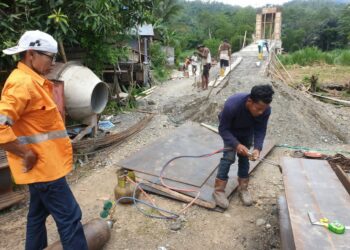 Jembatan Gantung Pituriase Progres 75 Persen, Komitmen Gubernur Sulsel Hadirkan Infrastruktur Daerah Terisolasi