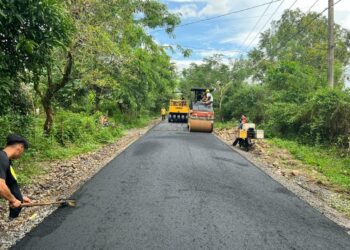 Pembangunan Jalan ke Wisata Air Terjun Batu Manrusu Capai 90 Persen