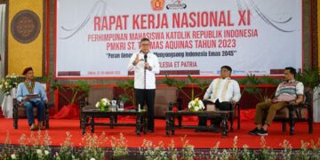 Jadi Narasumber di Rakernas PMKRI di Toraja, Taufan Pawe Sampaikan Pesan Presiden Jokowi