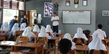 Sosialisasikan Unggulan Prodi, Kaprodi Jurnalistik Islam IAIN Parepare Kunjungi SMA/SMK di Pinrang