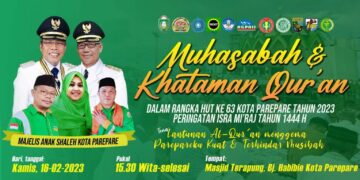 Hari Ini, MAS Gelar Muhasabah dan Khataman Alquran Semarakkan HUT Kota Parepare