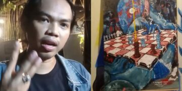 Unik, Olahan Limbah Sampah Jadi Karya Seni Rupa