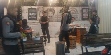Cegah Aksi Kriminal, Sat Samapta Polres Pinrang Patroli Malam