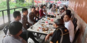 Jaga Kebersamaan, Kapolsek Maritengae Coffee Morning Bersama Jajaran
