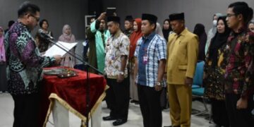 Pesan Sekda Sidrap Saat Lantik 33 Pejabat