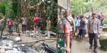 Diduga Tertidur, Warga Basseang Pinrang Tewas Terbakar