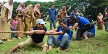 Lomba Olahraga Tradisional Ramaikan HUT Sidrap