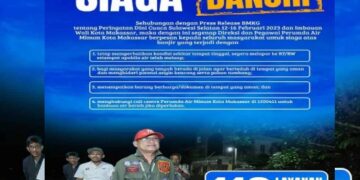 Siaga Banjir, PDAM Makassar Keluarkan 4 Pesan untuk Masyarakat