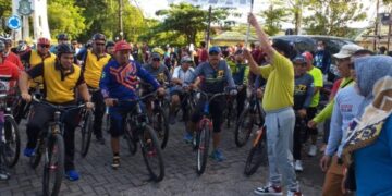Ribuan Peserta Meriahkan Jalan dan Sepeda Santai Hari Jadi ke-679 Sidrap