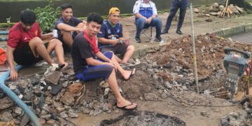 Pipa Induk Utama Bocor, PDAM Makassar Imbau Pelanggan Tampung Air sebelum Pompa Dimatikan