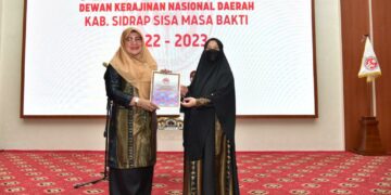 Naoemi Octarina Lantik Ketua Dekranasda Kabupaten Sidrap, Imbau Pemberdayaan Masyarakat Lebih Ditingkatkan