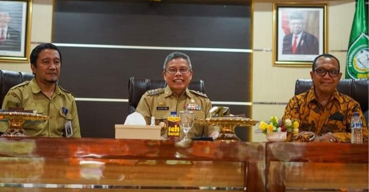 Wali Kota Parepare, Dr HM Taufan Pawe, menghadiri sekaligus membuka Rapat Koordinasi Dewan Pendidikan Tingkat Provinsi Sulawesi Selatan (Sulsel), di Auditorium BJ Habibie, Rumah Jabatan Wali Kota Parepare, Senin (27/2/2023)