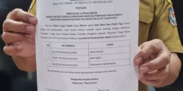 Segera Dikirim ke Pusat, Ini 3 Besar Calon Sekda Sulsel