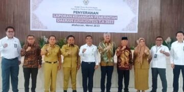 Pemkab Sidrap Serahkan LKPD 2022 ke BPK Sulsel