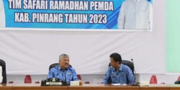 Bupati Pinrang Minta Sampaikan Pesan Kondusifitas Jelang Kontestasi Politik Pada Tim Safari Ramadhan