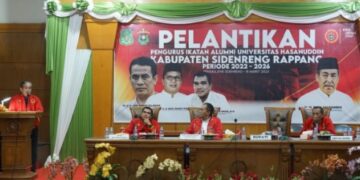 Saksikan Pelantikan IKA Unhas Sidrap, Dollah Mando Titip Pesan Ini
