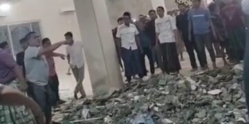 14 Orang Jadi Korban Reruntuhan  Kubah Masjid di Makassar