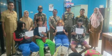 Jaga Ketertiban, Dinsos dan Satpol PP Sidrap Razia Pengamen Berkostum Badut