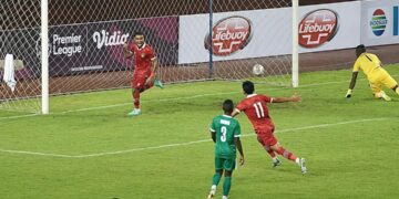 - Timnas Indonesia berhasil menaklukkan tamunya Burundi dalam laga persahabatan (Friendly match) atau FIFA match day pertama di Stadion Patriot Candrabhaga, Bekasi, Sabtu (25/3/2023) malam