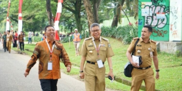 Wali Kota Parepare, Dr HM Taufan Pawe menghadiri Rapat Koordinasi Nasional (Rakornas) Kepala Daerah dan Forum Komunikasi Pimpinan Daerah (FKPD) se-Indonesia Tahun 2023 di SICC, Sentul, Bogor, Selasa (17/1/2023)