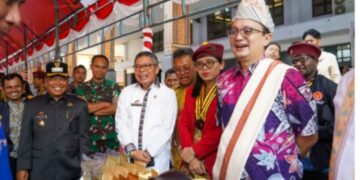 Wali Kota Parepare Hadiri Rakor Perhimpunan Mahasiswa Katolik, Sempat Kunjungi Stand Kopi