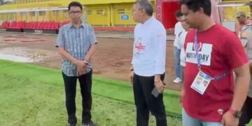 Taufan Pawe Tinjau Kesiapan Stadion GBH Gelar Pertandingan BRI Liga 1