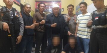 Polres Pinrang Amankan Terduga Pelaku Pelemparan Mobil Bus Mamuju – Makassar