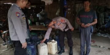 Polsek Panca Lautang Temukan Puluhan Liter Ballo di Tiga Lokasi