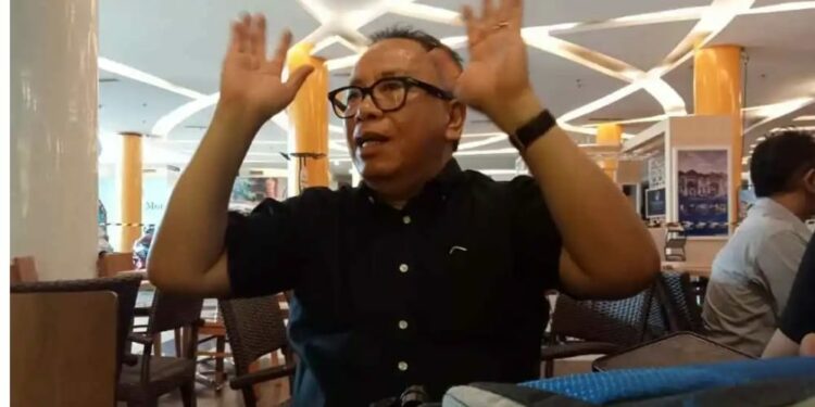 Direktur Utama Trans Kalla Makassar, Max Kambuan (dok. Muh Ishak Agus/Herald Sulsel)