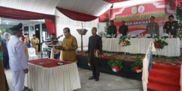 Bupati Sidrap Sumpah Kades PAW Terpilih Aka-akae