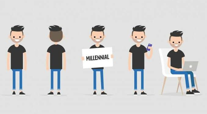 Ilustrasi milenial