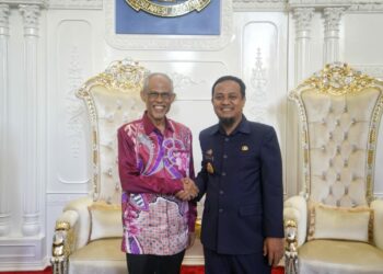 Andi Sudirman Terima Menteri dari Singapura, Paparkan Potensi Alam Sulsel