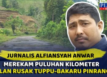 Begini Kerusakan Jalan Sejauh 40 Kilometer Menuju PLTA Bakaru
